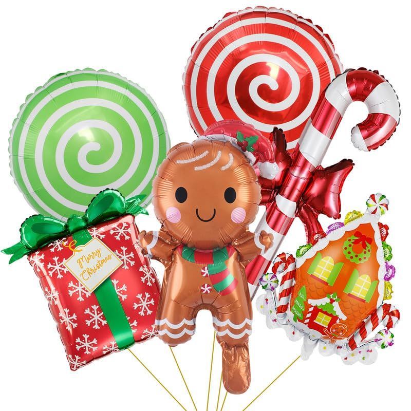 ジンジャーブレッドマン WEALLIN クリスマス 風船 クリスマス バルーン クリスマス 飾り バルーン クリスマス 飾り付け クリスマス パーティー 店舗装飾 イベント 写真撮影 Merry Christmas バルーン 装飾（ジンジャーブレッドマン）