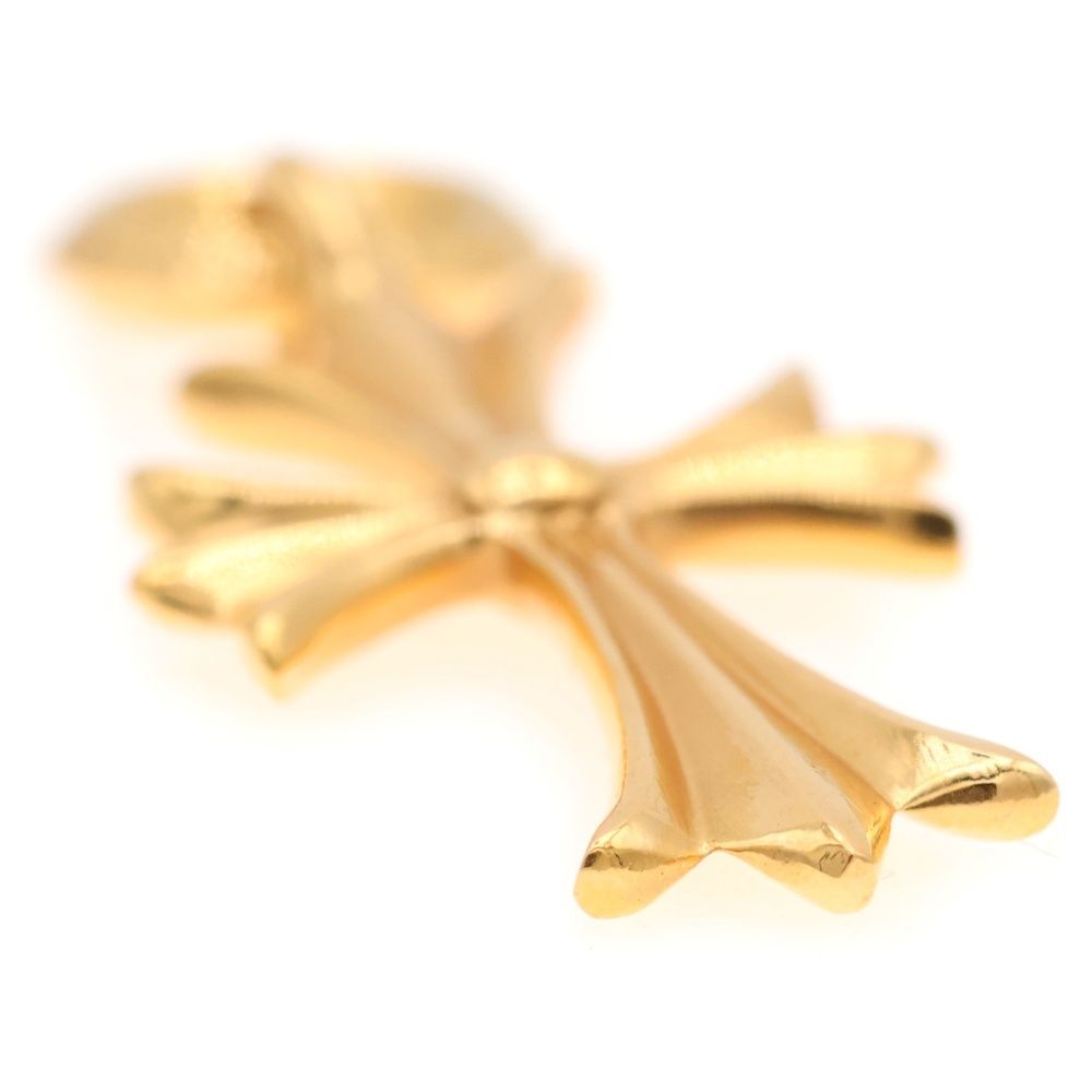 22K ゴールド クロスペンダント CHROME HEARTS (クロムハーツ) 22K TINY CH CROSS タイニーCH