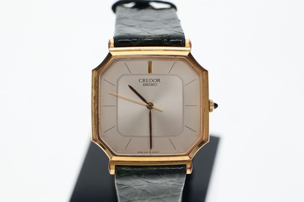 SEIKO CREDOR セイコー クレドール 5931 5410 14 K ゴールド文字盤 腕時計