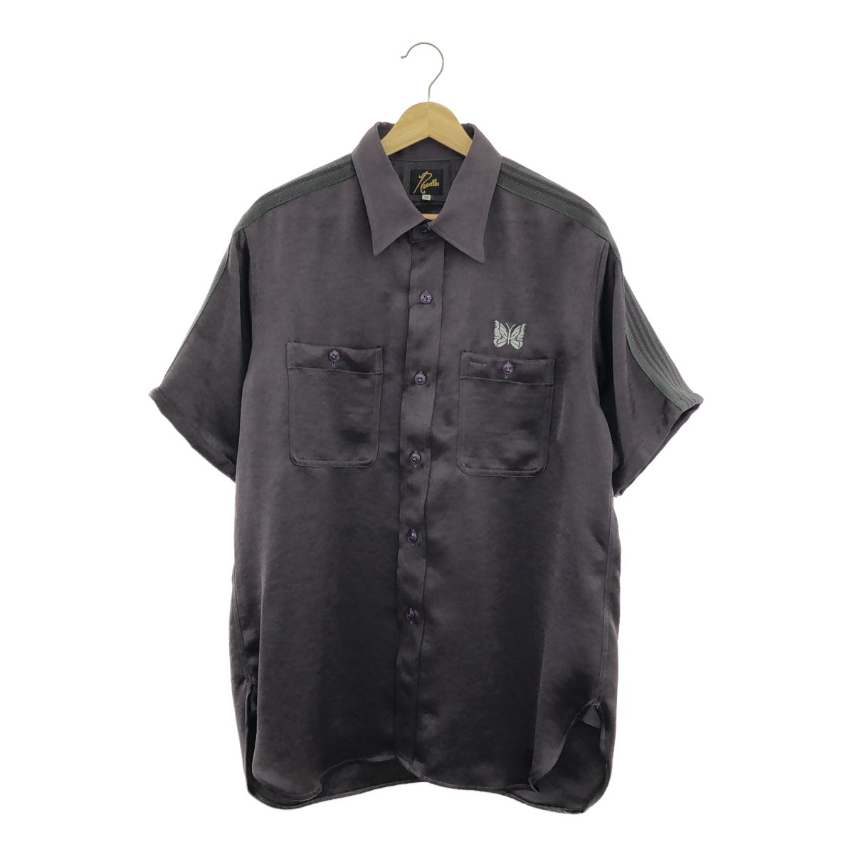 Needles ニードルズ NU別注 S/S Work Shirt Poly Sateen タグ付 670 
