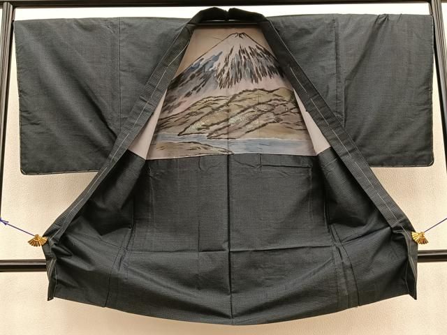 男物正絹大島 hitotoki_tt2199b
