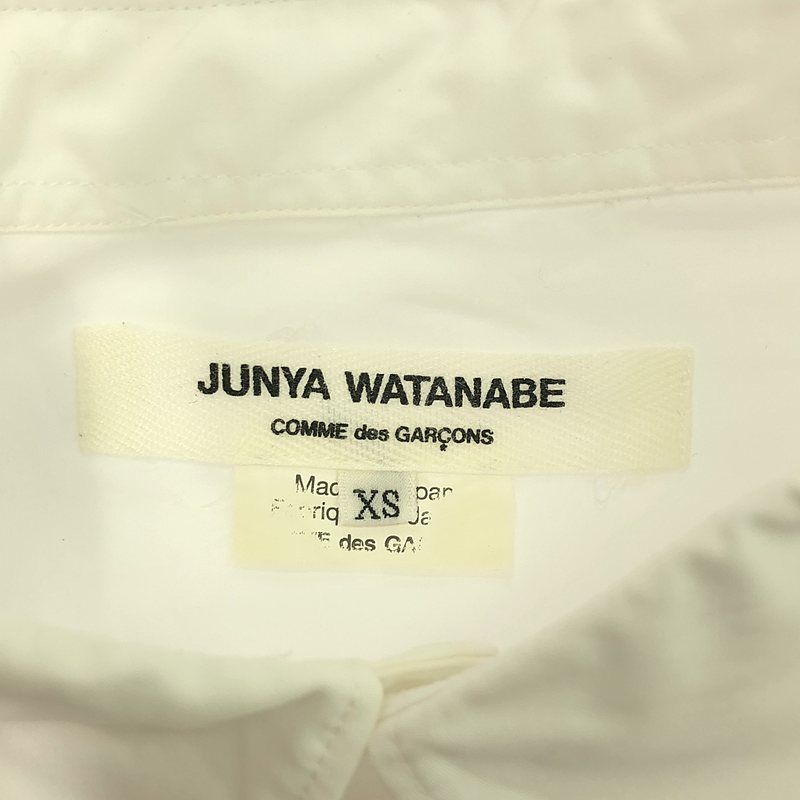 JUNYA WATANABE COMME des GARCONS / ジュンヤワタナベ | 2017AW | Union Jack Shirt / プリント オーバー ロング シャツ ブラウス | XS | ホワイト | レディース 中古・古着通販】JUNYA WATANABE COMME des GARCONS ((ジュンヤ