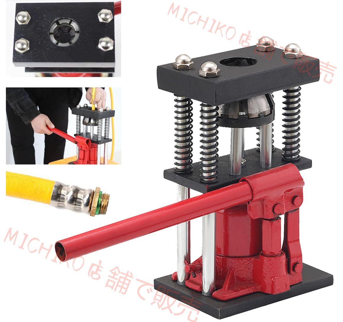 圧力パイプ YG-B8 手動油圧パイプ 6角|8角 外径8mm～28mm対応 裸圧 着ペンチ 圧 着ペンチ 使いやすい圧 着機 手動農業用高圧ホース用油圧パッド 大きい8歯 外径11mm〜28mm