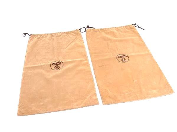HERMES エルメス キャンバス 靴用 シューズ用 約36cm×約57cm 保存袋