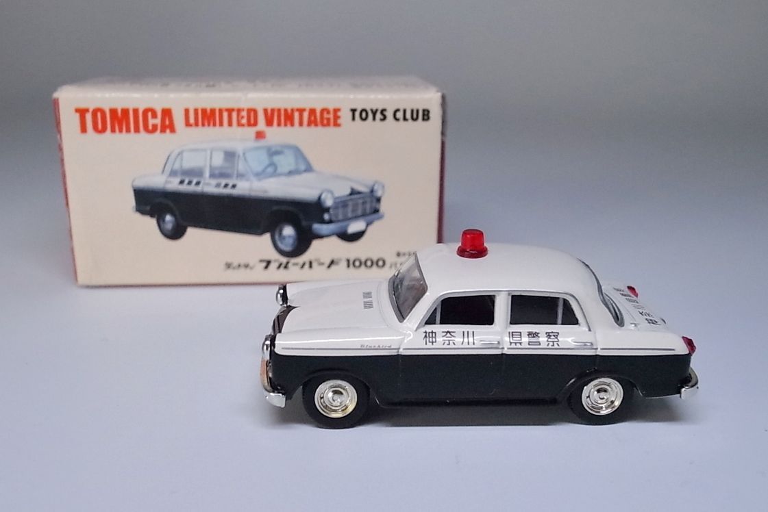 TOYS CLUB特注 トミカ リミテッド ヴィンテージ ブルーバード 1000 パトカー トイズクラブ TOMICA LIMITED VINTAGE TOYS CLUB DUTSUN BLUEBIRD 1000 北原照久