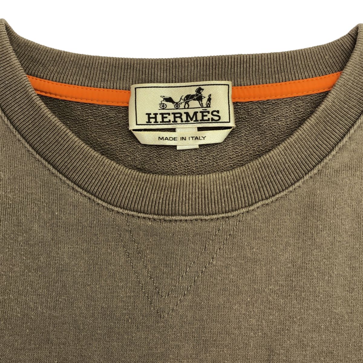 HERMES エルメス エトゥープ系 ニュアンスカラー 半袖