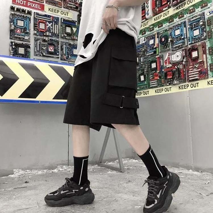 マディソンブルーカーキショートパンツハーフパンツ新品タグ付き 短パン カーゴショーツ レディース メンズ カーゴパンツ ワイド