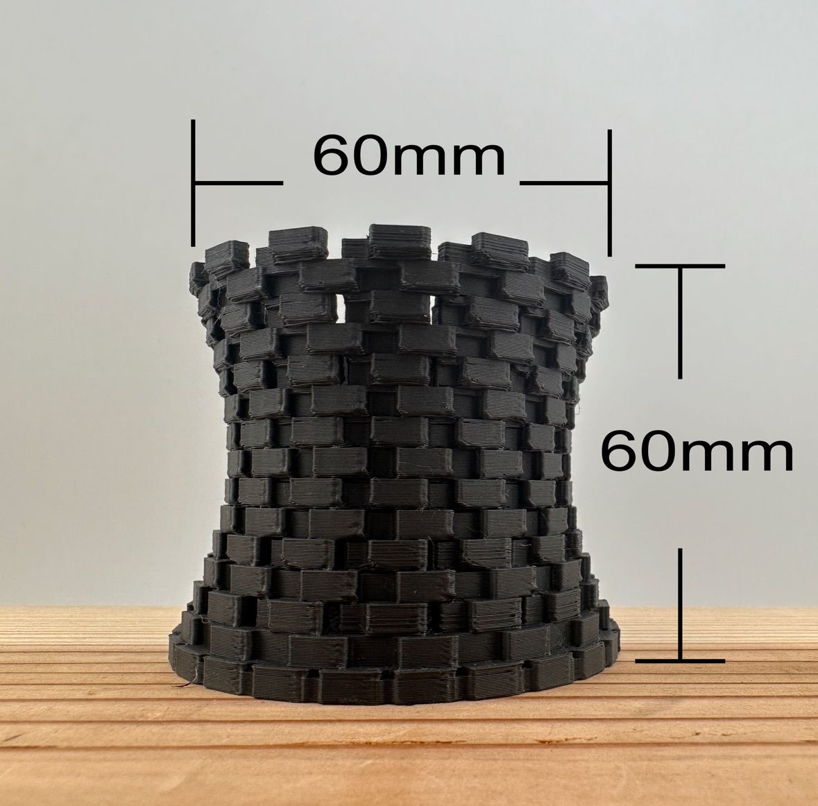 Castle_2.2号】はちとあり 3Dプリンター鉢 - メルカリ