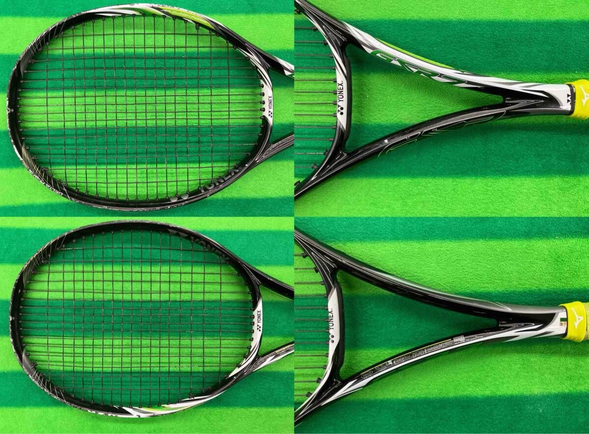 YONEX GSR7 ヨネックス】ソフトテニスラケット GSR7 ブラック/グリーン