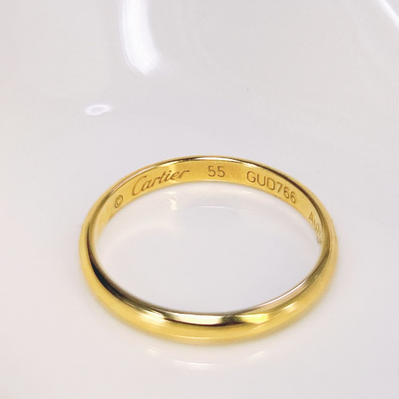 Cartier 750 K18 甲丸 リング