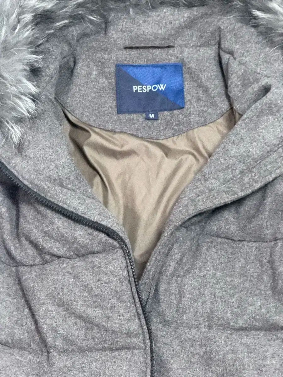 PESPOW レディース ファー フード ダウン M サイズ