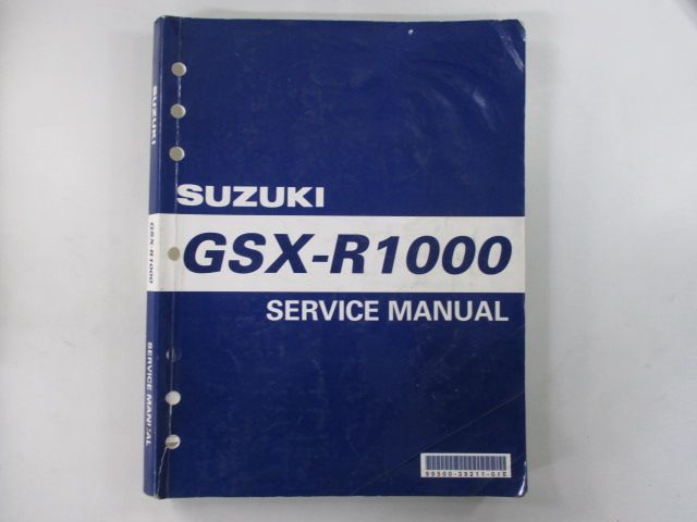 GSX-R1000 サービスマニュアル 2版 スズキ 正規  バイク 整備書 配線図有り 英語版 xE 車検 整備情報:11803394