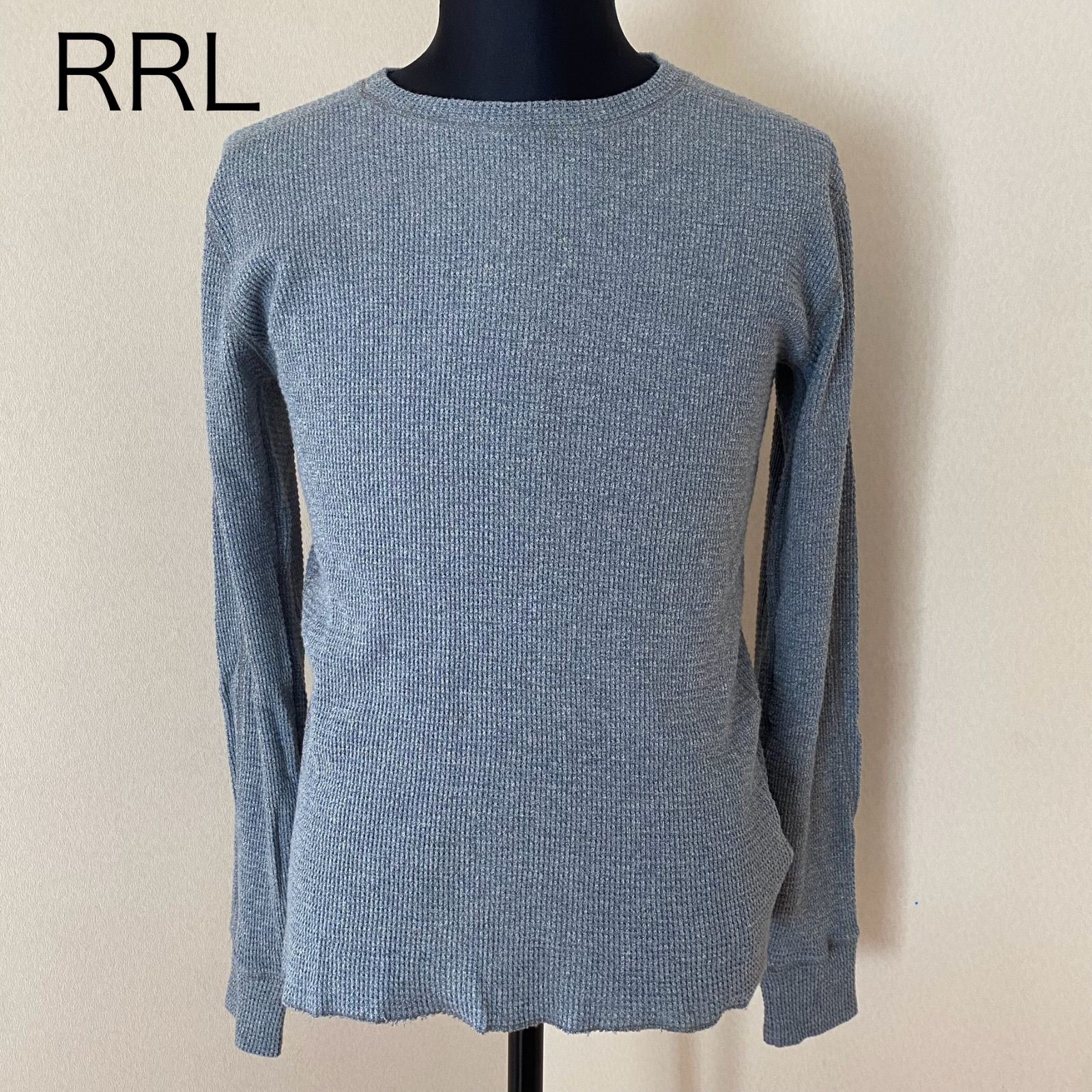 RRL】ダブルアールエル サーマルワッフルカットソー XS