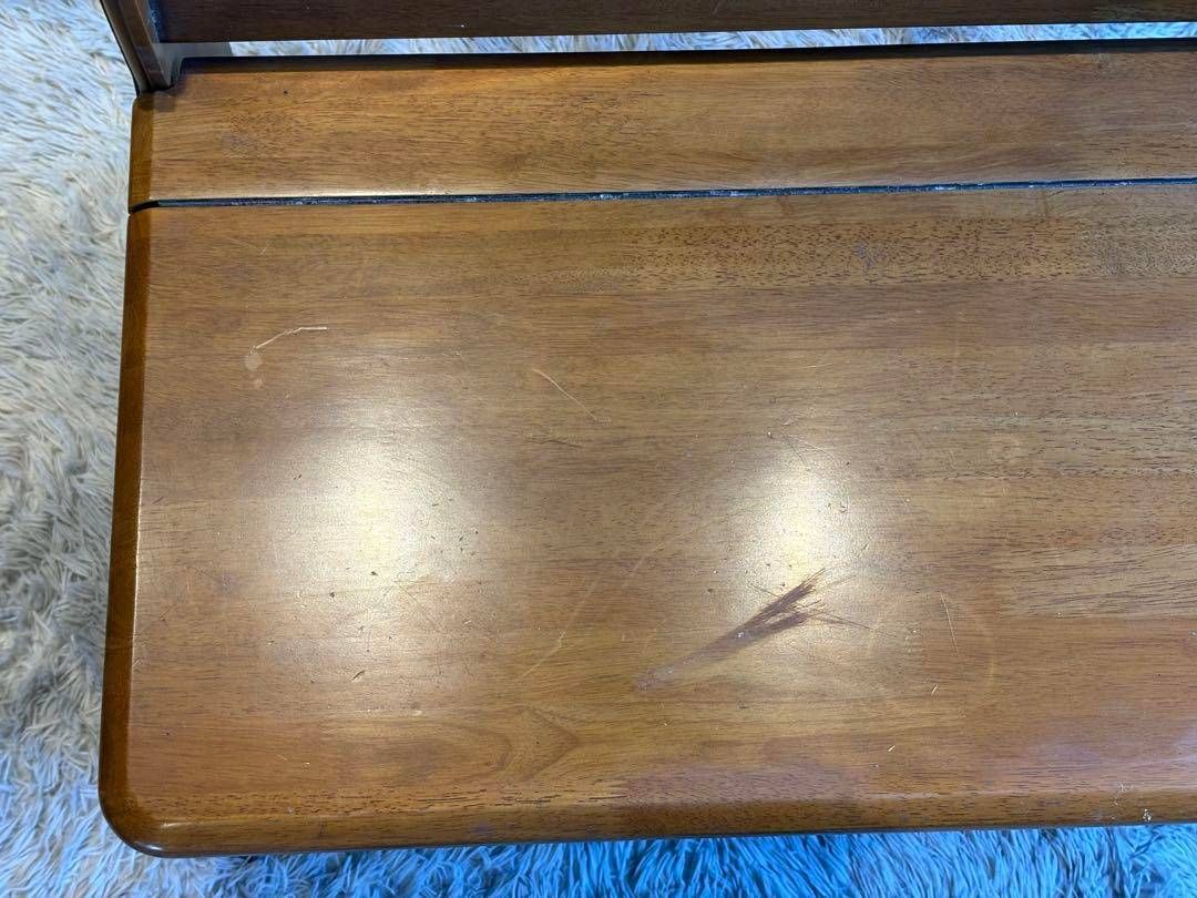 ヴィンテージ カントリー ベンチ ウッドベンチ 収納ベンチ 2人用