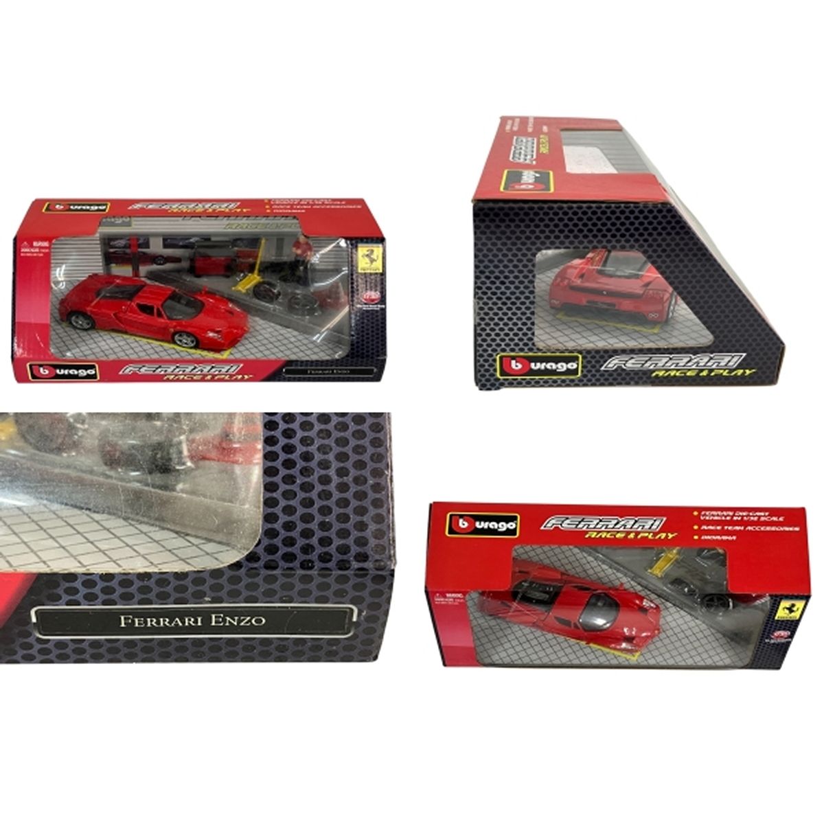 希少 新品未開封　ブラーゴ　フェラーリ　レースアンドプレイ　6台セット ブラーゴ 1/32 RACE & PLAY フェラーリ F50,F10,エンツォ 他 6台