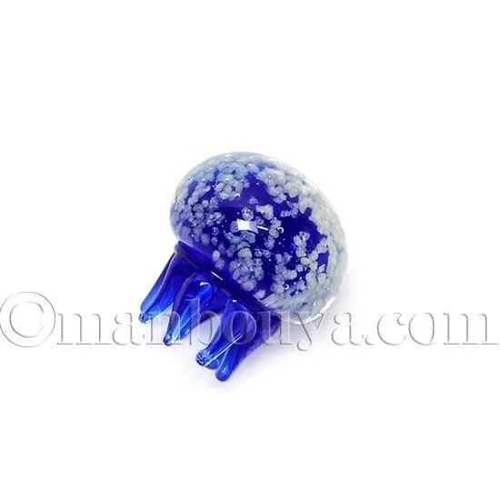 クラゲ グッズ ガラス細工 ミニチュア 雑貨 水族館 グラススクエア