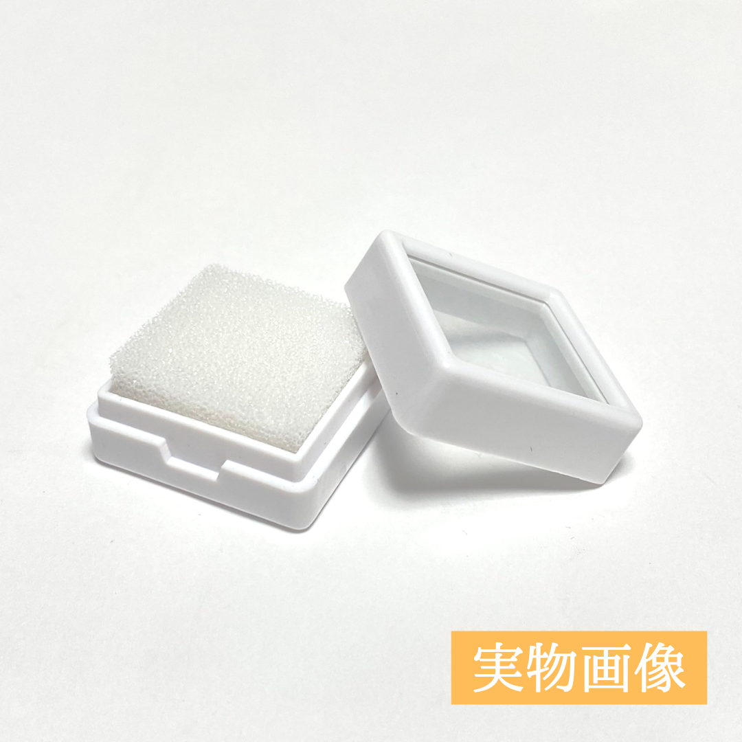 ルースケース 3×3cm 10個セット プラスチックケース 宝石入れ 石 天然石 宝石ケース ディスプレイ ジュエリーケース 指輪 化石 へその緒 乳歯 小物入れ 裸石 コレクションケース