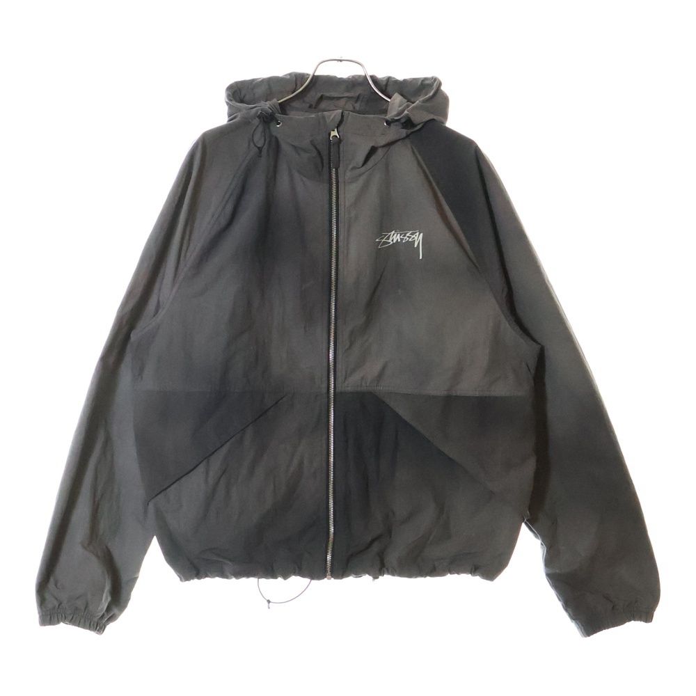ステューシー ジャケット グレー STUSSY (ステューシー) 22AW WAVE DYE BEACH SHELL ウェーブダイ