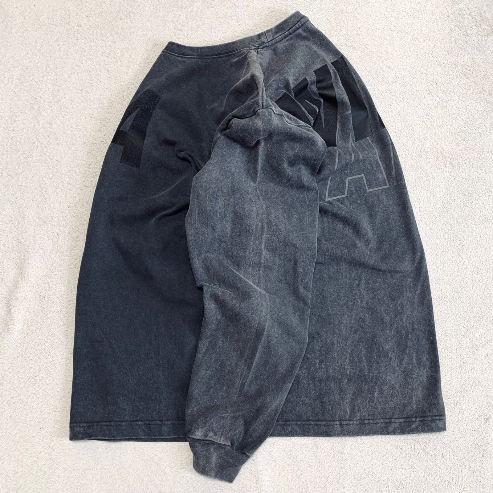 WIND AND SEA ヴィンテージ加工 ロンT WIND AND SEA LOGO L/S TEE ロングスリーブTシャツ 長袖