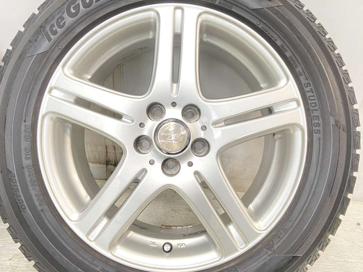 205/55R16 ヨコハマ アイスガード iG50 PLUS DUFACT 16x6.5 50 100-5穴 