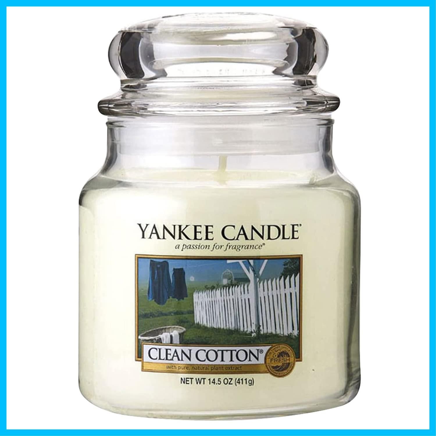 【在庫処分】クリーンコットン ジャーM Mサイズ JarM CANDLE x YANKEE 1) カメヤマKameyama)
