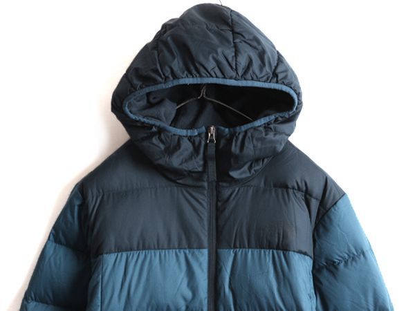 US企画 ノースフェイス ダウン パーカー ジャケット S 2トーン  