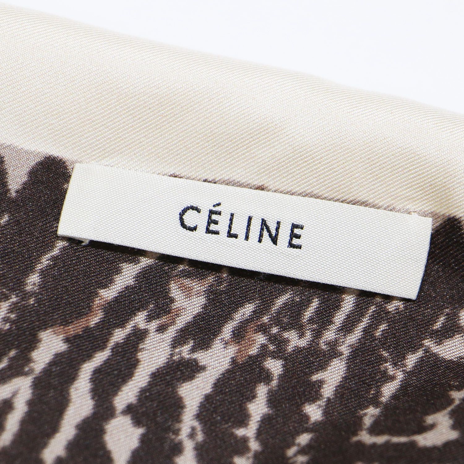 CELINE セリーヌ ニット ベージュ サイズ:記載なし(FREE) / スカーフ  