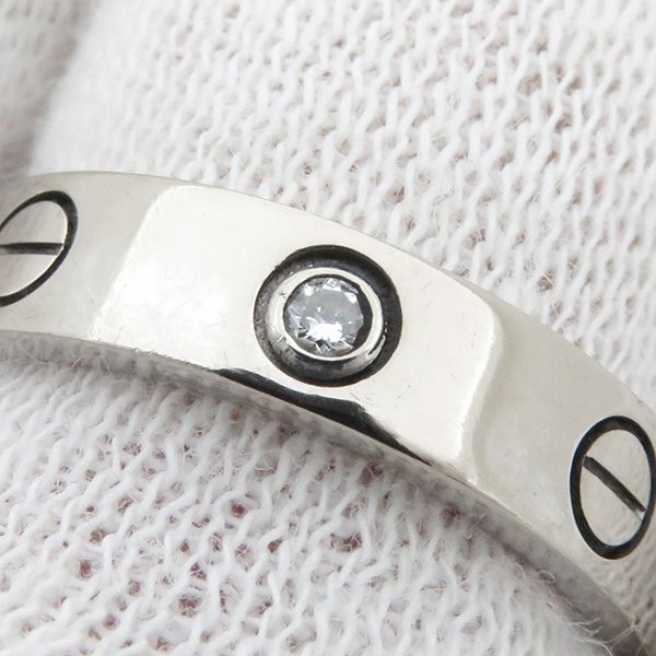 Cartier ホワイトゴールド ラブリング　ダイヤ　美品 楽天市場】カルティエ ラブリング（種類（宝石）ダイヤモンド