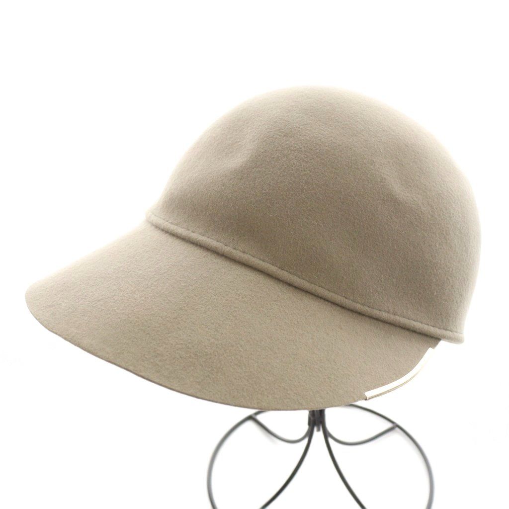エントワフェイン ENTWURFFEIN フェルトキャップ 帽子 ウール ベージュ EE02-107 |AN40 GY52