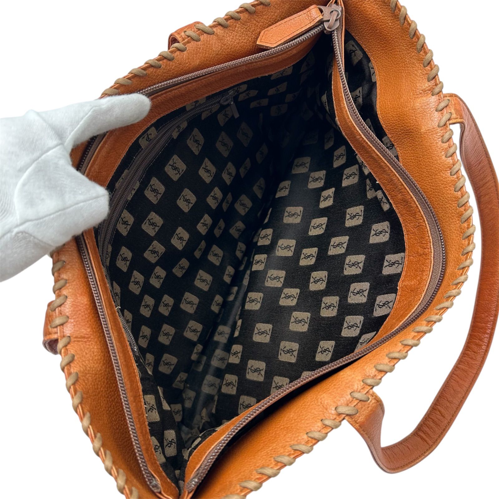 ◎ 希少品 美品 Yves Saint Laurent イヴサンローラン トートバッグ