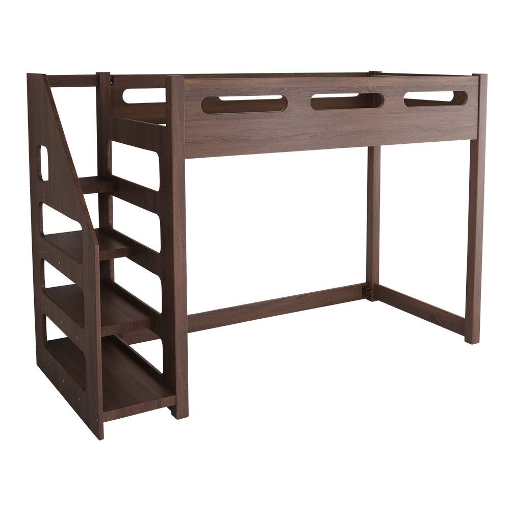 ロフト下に自由な空間を 階段付きロフトベッド【YOUICK-ユーイック