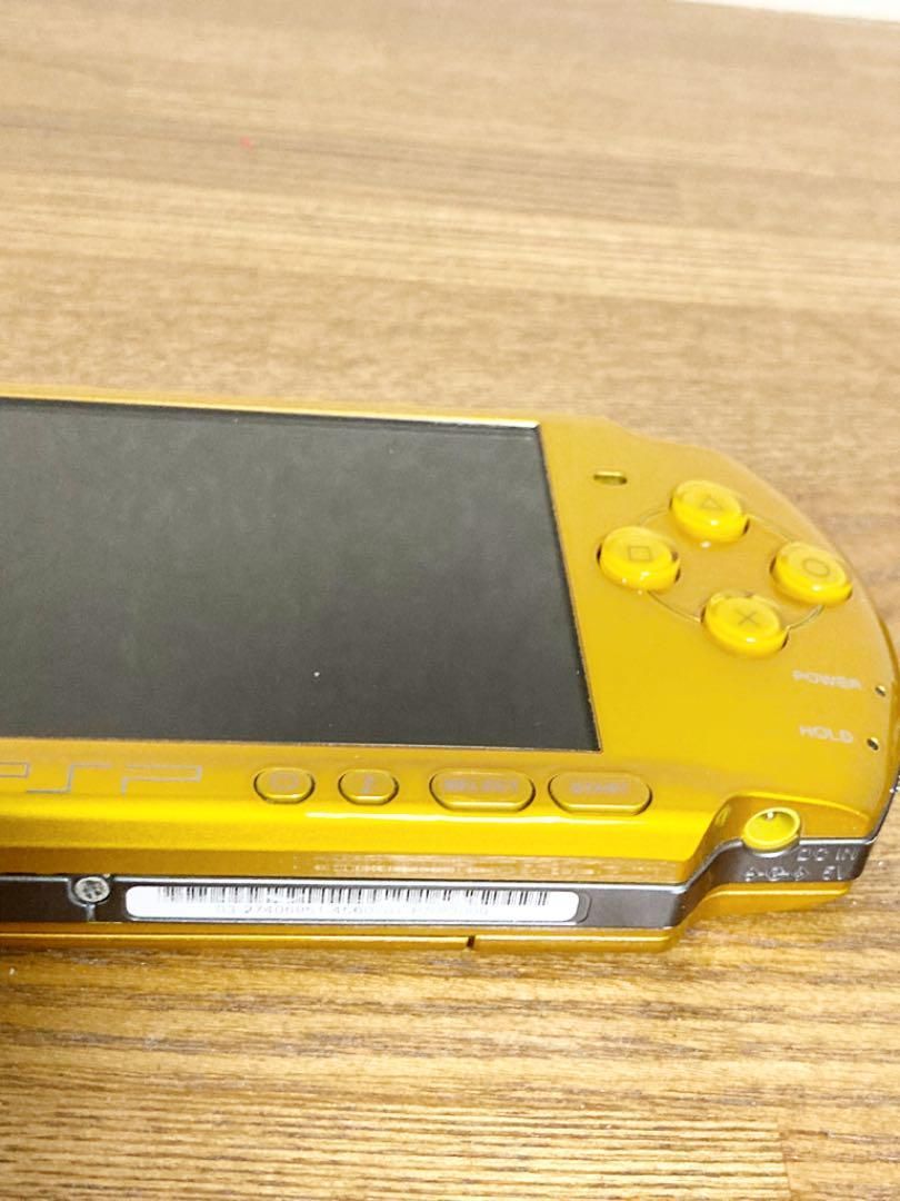人気カラー PSP 3000 ブライト・イエロー バッテリー sdカード付 | www