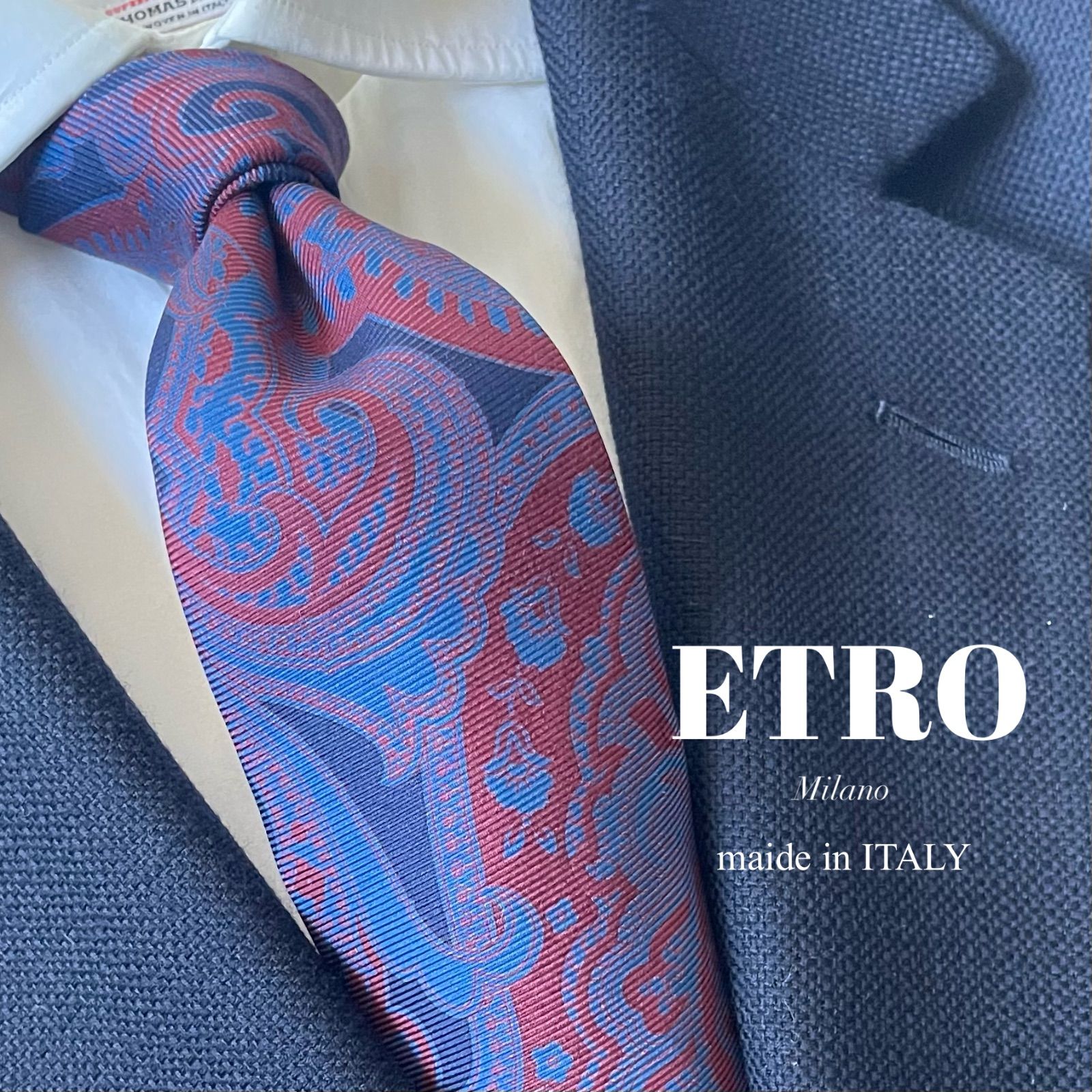 ETRO エトロ / ペイズリー シルク ネクタイ イタリア製 - メルカリ