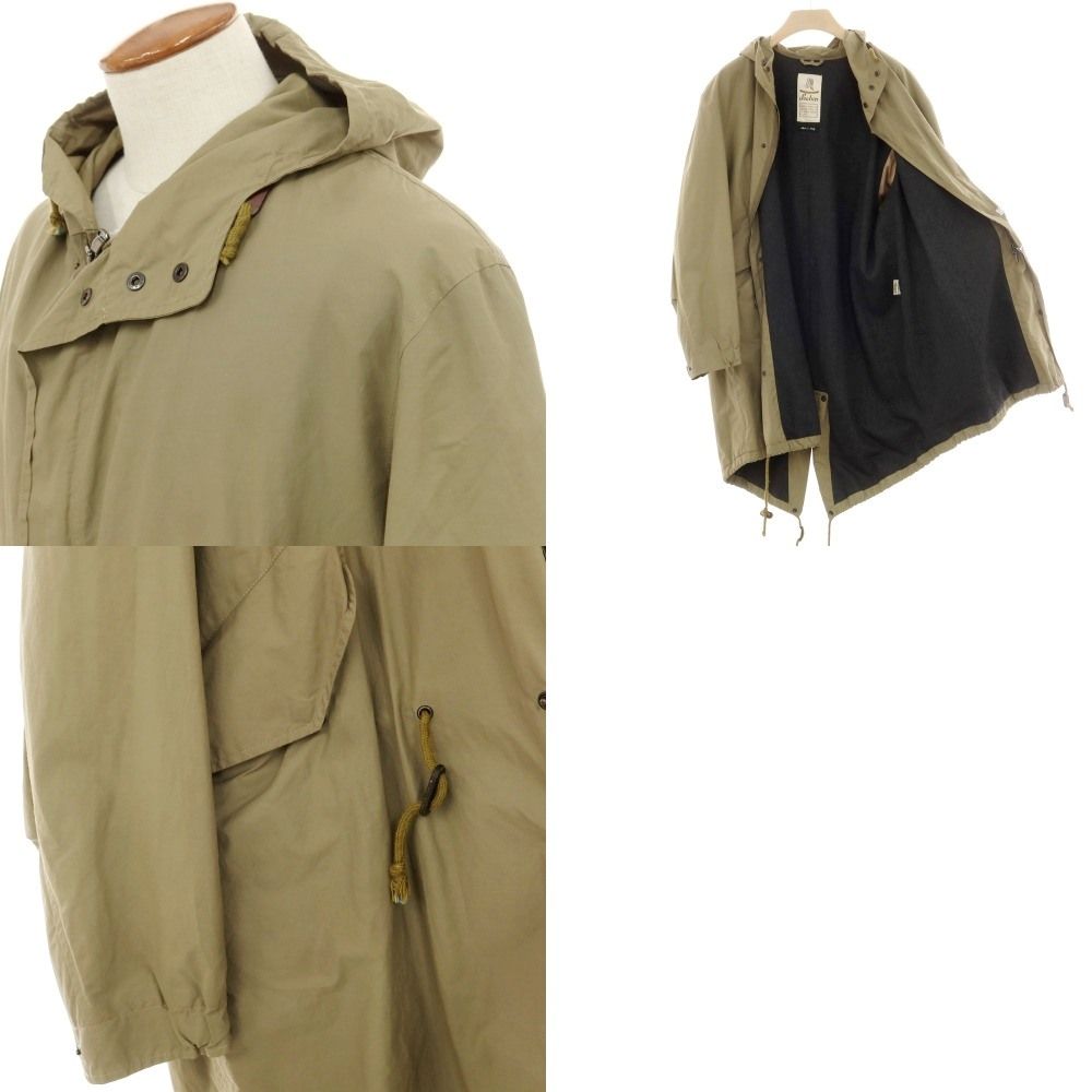 中古】シーラップ Sealup コットンナイロン モッズコート カーキ