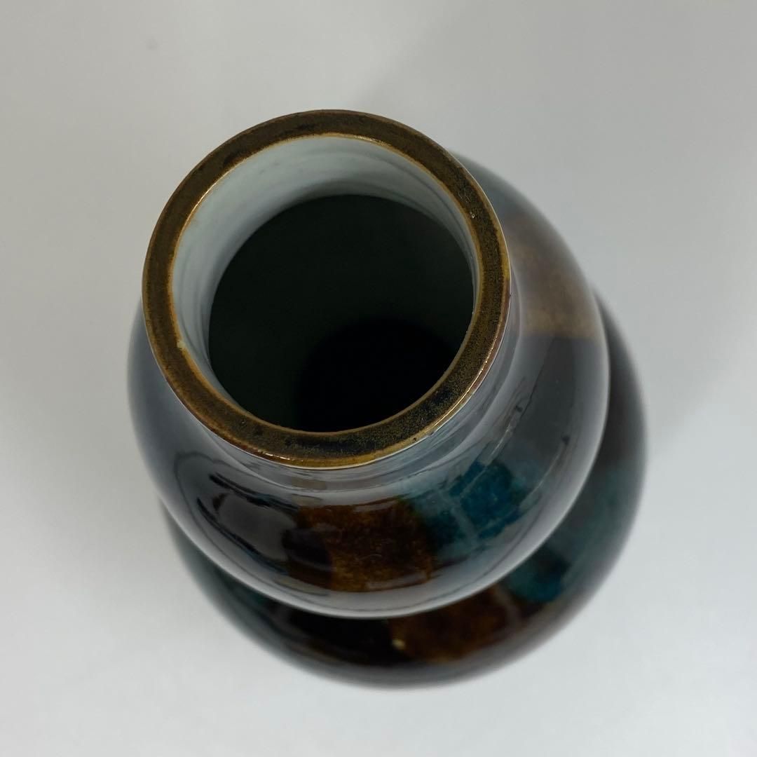 初代　九谷八十吉　花瓶　高さ約24.3㎝　トヒチサ　東さ6-1201② 初代 九谷八十吉 花瓶 高さ約24.3㎝ トヒチサ 東さ6-1201② - メルカリ