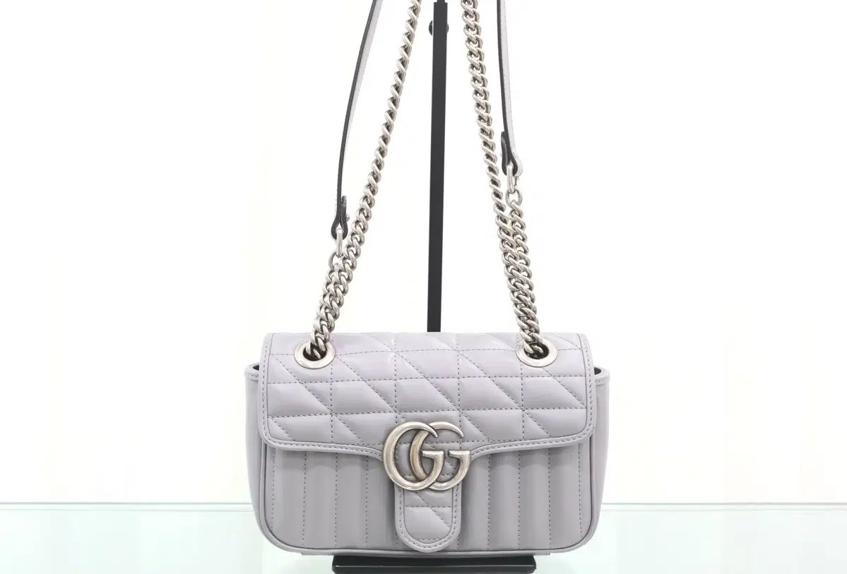GUCCI グッチ GG マーモント マトラッセ スモール クロス ショルダーバッグ 446744