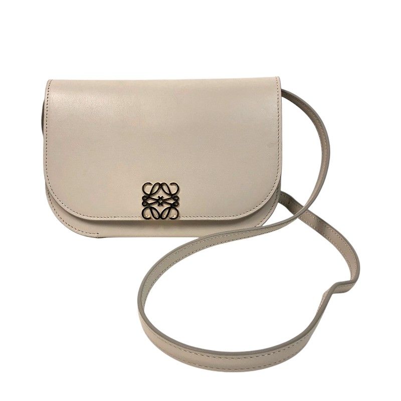 ロエベ LOEWE ゴヤアコーディオンクラッチ クリーム ゴールド