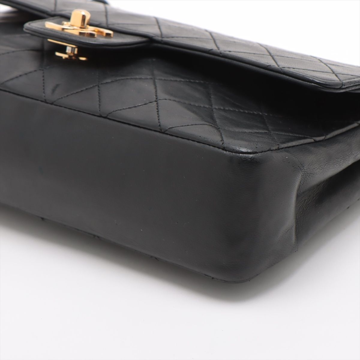 CHANEL/シャネル マトラッセ ラムスキン ダブルフラップ ダブル