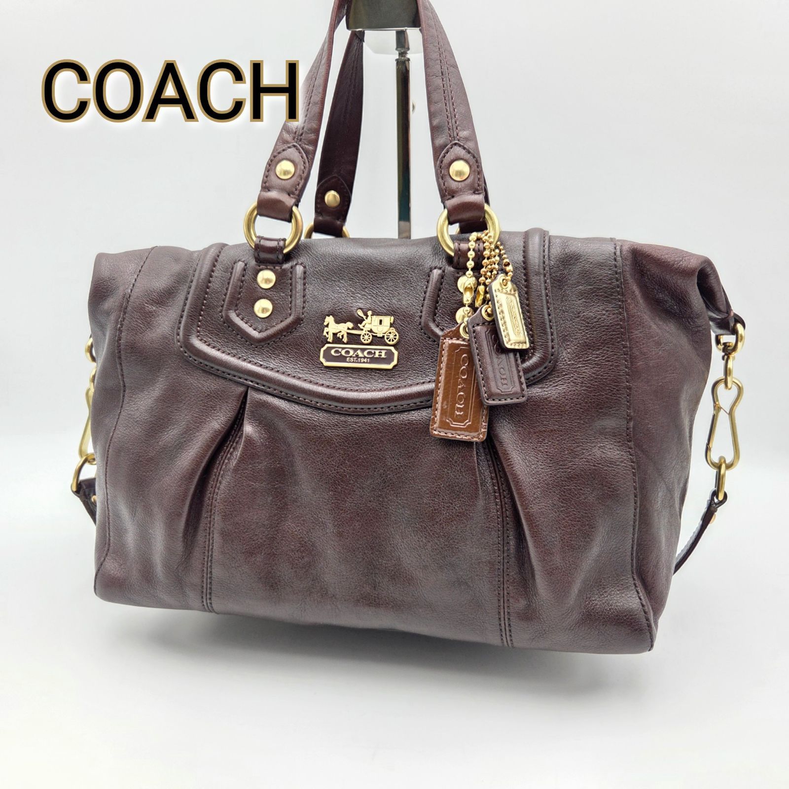 COACH コーチ 2Way ワンショルダーバッグ ハンドバッグ 14316 レザー 