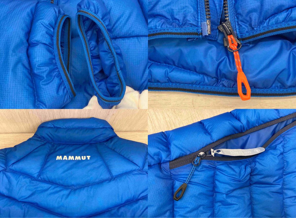 MAMMUT マムートフライトダウンジャケット ブルー 750＋ 中綿