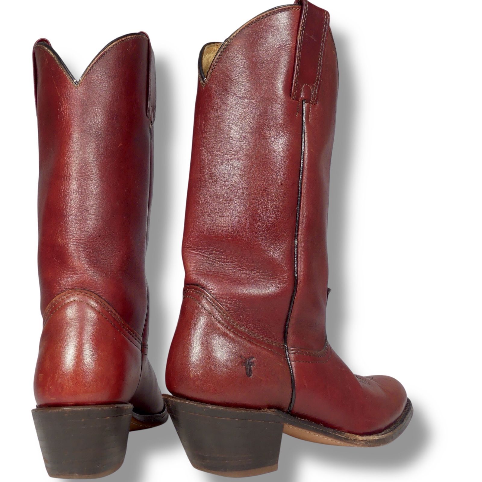 激安価格の FRYE フライ ウエスタンブーツ 26.5 ロング USA製 8.5 EE メンズ 靴