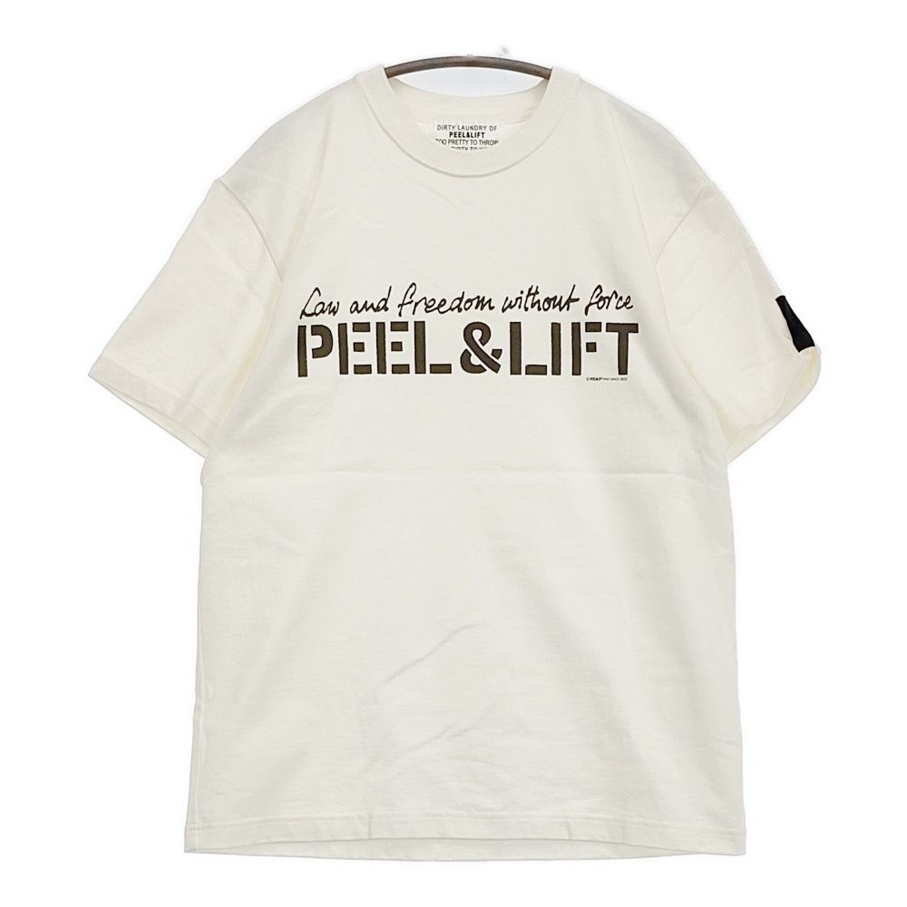PEEL&LIFT PL23-T001 プリント サイズL 半袖Tシャツ カットソー 