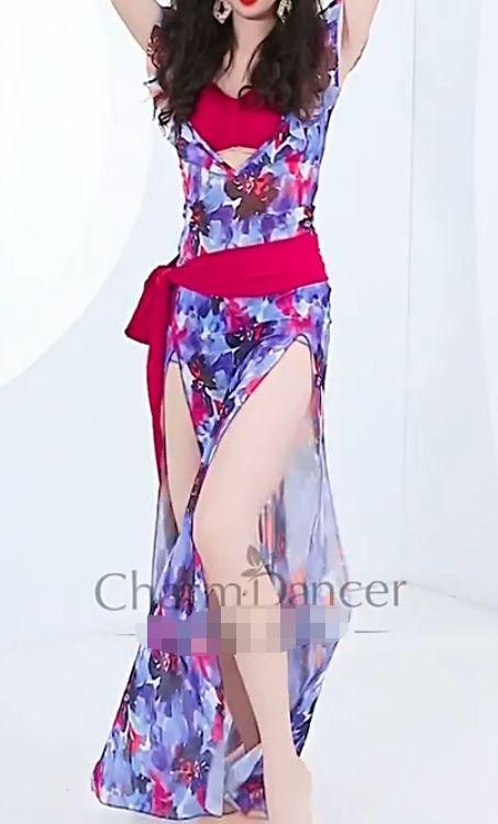 ベリーダンス衣装サイーディ サーディドレス ピンク オーダーメイドSalalah ベリーダンス衣装サイーディ サーディドレス ピンク オーダー