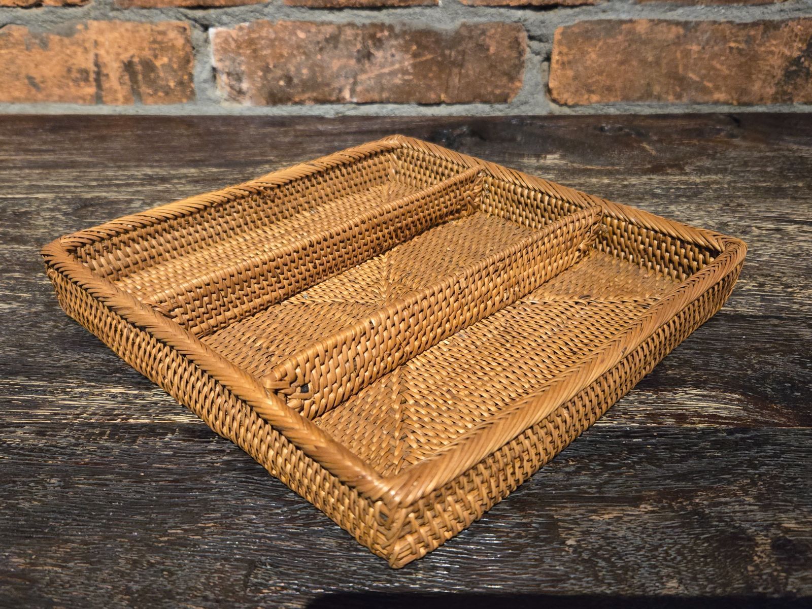 アイアンスタンド付きアタ製 コンポート かごトレイ アジアン雑貨0