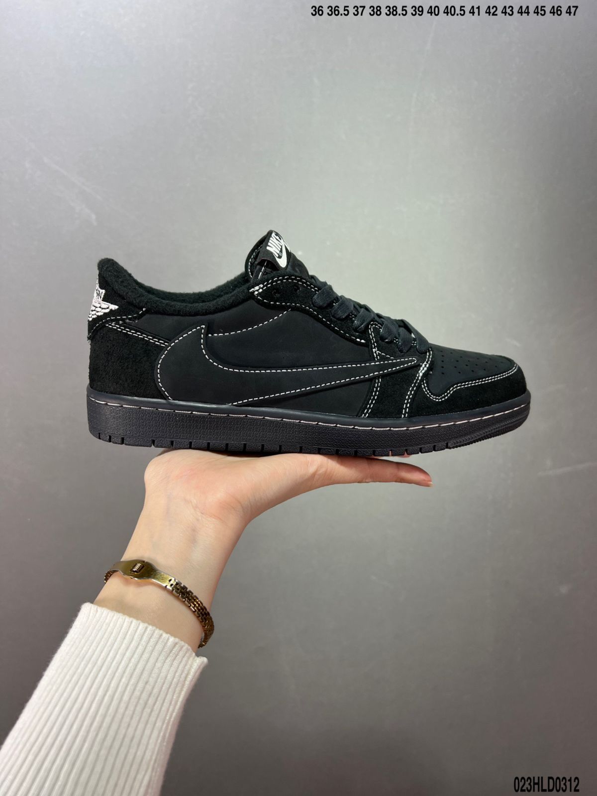 値下げ限定 NIKE aj1 × travis scott Black Phantom 箱付