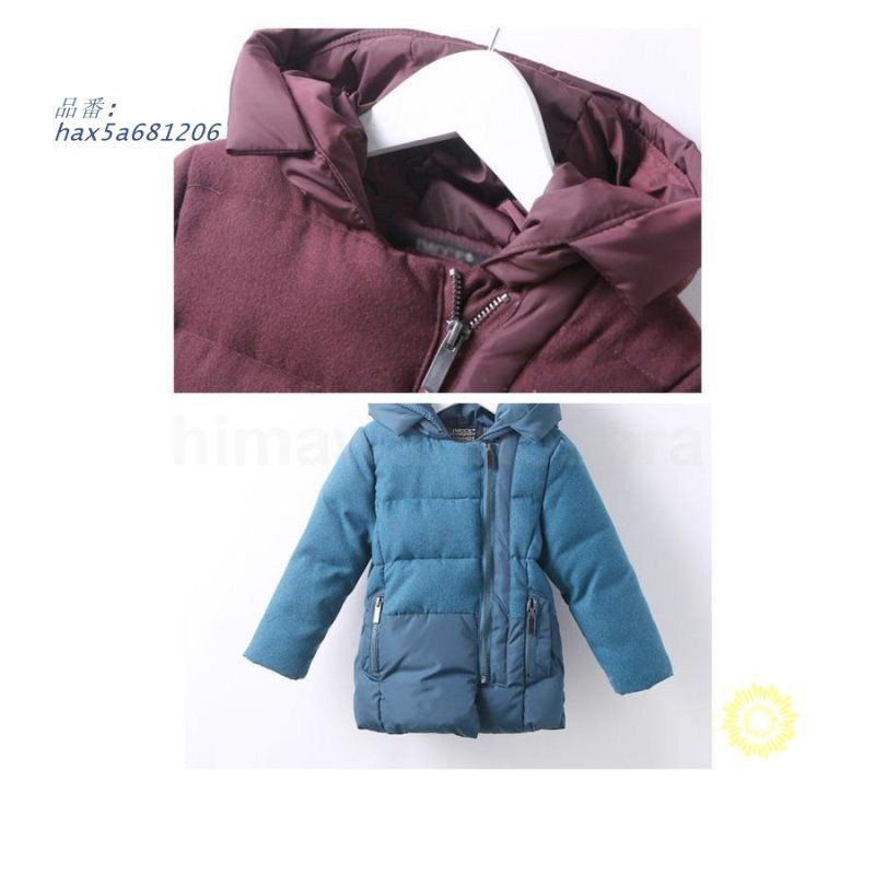 子供服 女の子 男の子 ユニセックス 子供コート 冬服 キッズコート 韓国 ダウンコート風 裏起毛 防寒コート 冬にピッタリ 中綿コート シンプル こども服 hax 5 a 681206 ベビーサンダル ベビーシューズ