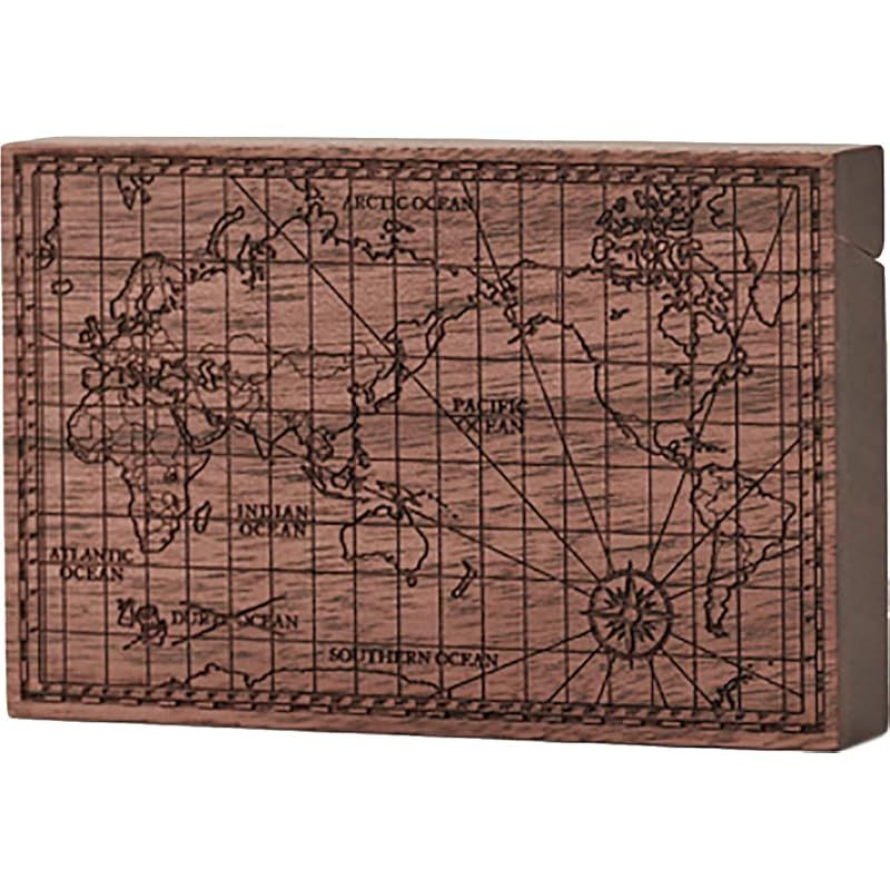 セメントプロデュースデザイン Card Chest dirty ocean ウォルナット 10.3×6.7×1.6cm カードチェスト CC-02dw 0