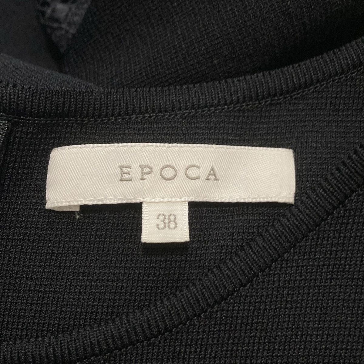 世界的に EPOCA(エポカ) 黒 レディース M サイズ38 ワンピース ワンピース