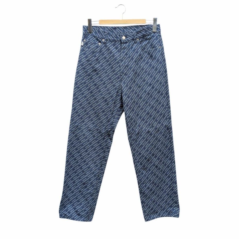 AMBUSH アンブッシュ 総柄 デニムパンツ ジーンズ インディゴ サイズ 1 