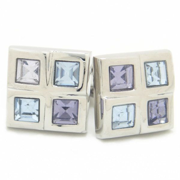 ブルー×パープルのダブル スクゥエアカフス カフスボタン カフリンクス cufflinks cuffs メンズ 男性 スーツアクセサリー専門店 父の日 ギフトにも 誕生日 プレゼント プチギフト おしゃれ カフ
